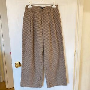 High waisted trousers